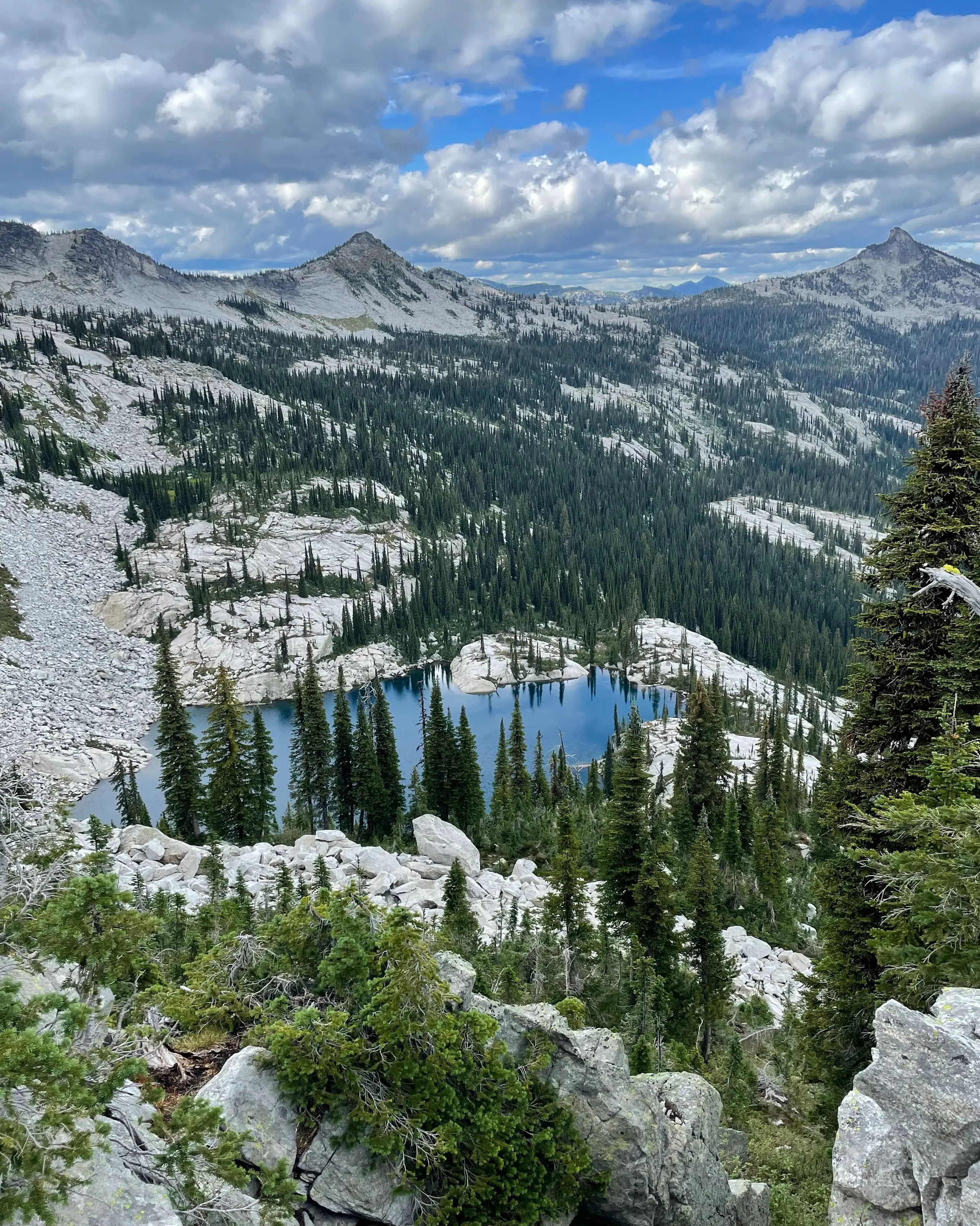 A Scenic mountain view