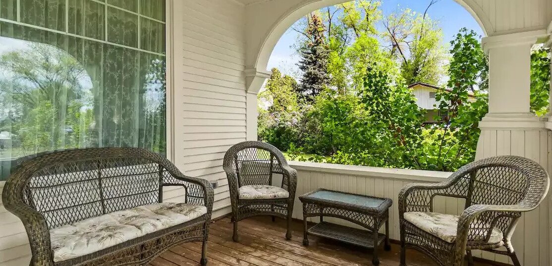 A Patio at the cambridge house